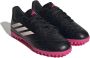 Adidas Perfor ce COPA PURE.4 Turf voetbalschoenen zwart wit fuchsia - Thumbnail 3