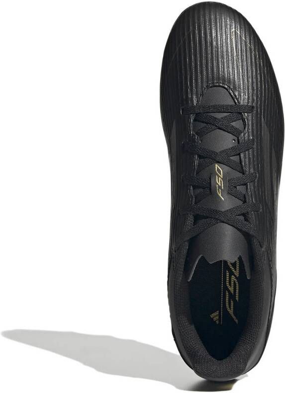 adidas Performance F50 Club senior voetbalschoenen zwart goudmetallic