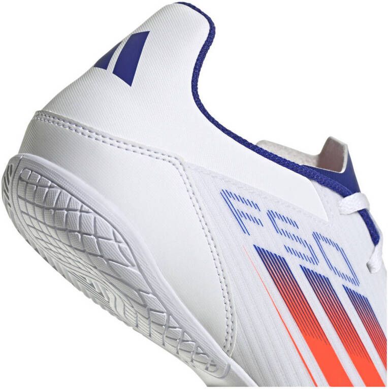 adidas Performance F50 Club IN senior zaalvoetbalschoenen wit rood blauw