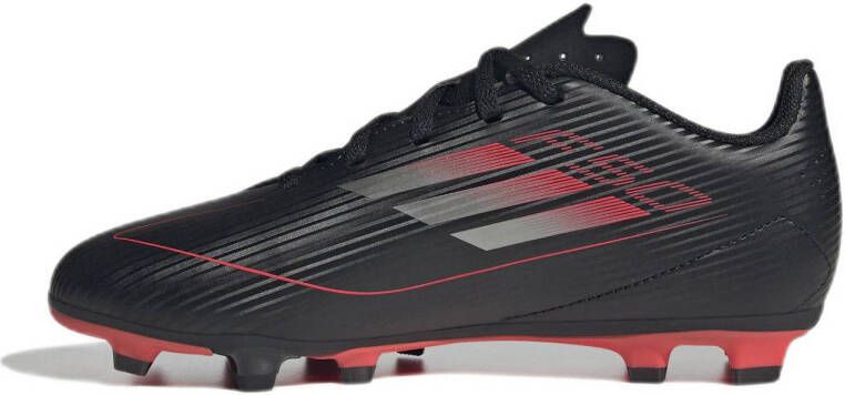 adidas Performance F50 Club Junior voetbalschoenen zwart zilver rood