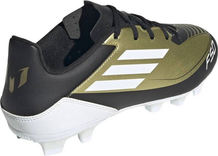 adidas Performance F50 Club Messi voetbalschoenen metallic goud wit zwart