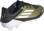 Adidas Perfor ce F50 Club Messi voetbalschoenen metallic goud wit zwart - Thumbnail 4