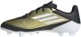 Adidas Perfor ce F50 Club Messi voetbalschoenen metallic goud wit zwart - Thumbnail 5