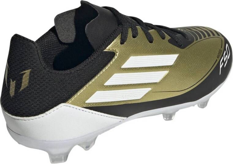 adidas Performance F50 League junior voetbalschoenen goudmetallic wit zwart