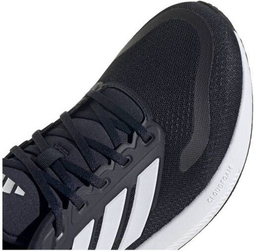 adidas Performance hardloopschoenen donkerblauw wit zwart