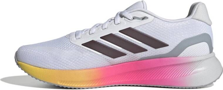 adidas Performance hardloopschoenen wit roze geel