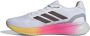 Adidas Performance hardloopschoenen wit roze geel - Thumbnail 3