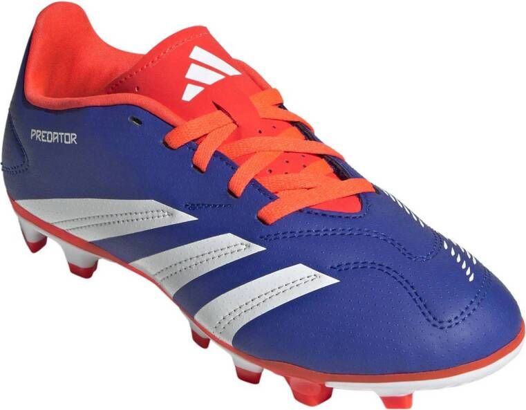 adidas Performance Predator Club junior voetbalschoenen blauw wit rood