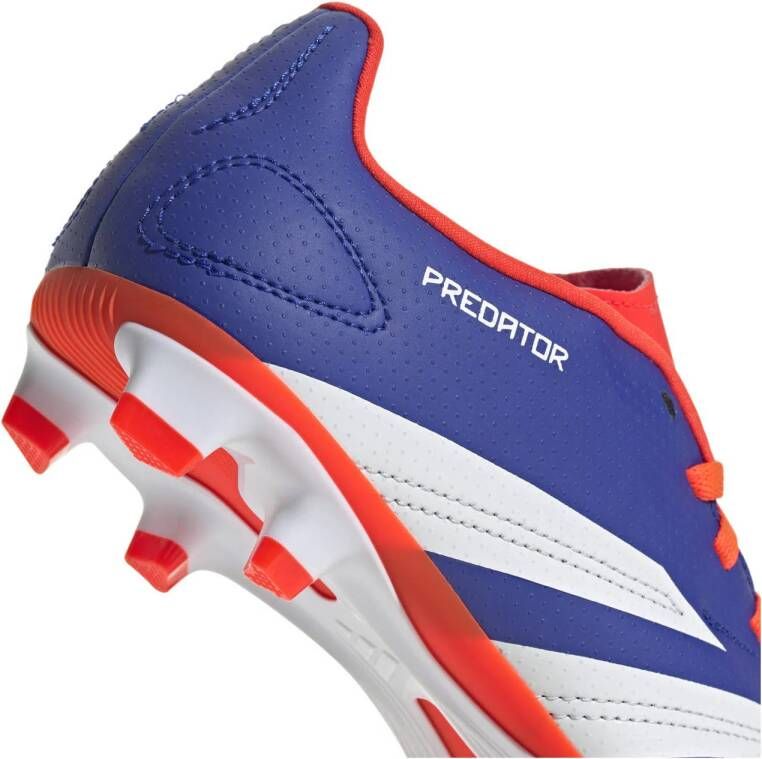 adidas Performance Predator Club junior voetbalschoenen blauw wit rood