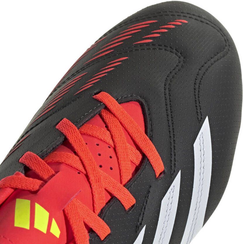 adidas Performance Predator Club TxG Senior voetbalschoenen zwart wit rood