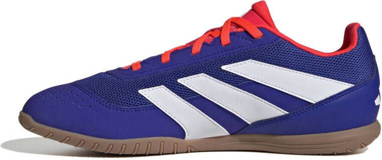 adidas Performance Predator Club zaalvoetbalschoenen kobaltblauw wit oranje