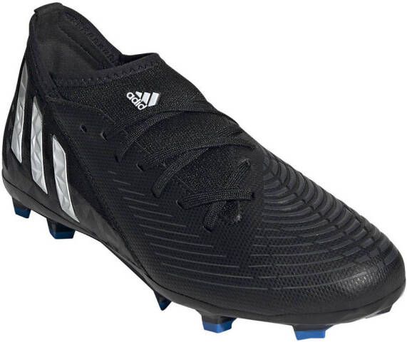 adidas Performance Predator Edge.3 FG Jr. voetbalschoenen zwart wit rood