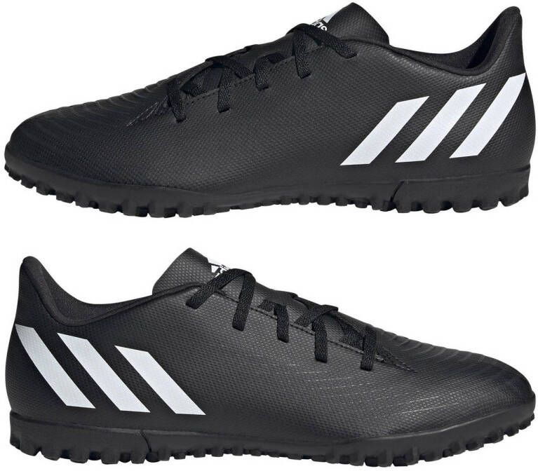 adidas Performance Predator Edge.4 TF Sr. voetbalschoenen zwart wit