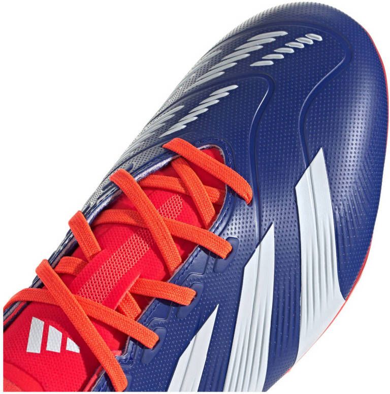 adidas Performance Predator Sr. voetbalschoenen blauw wit rood