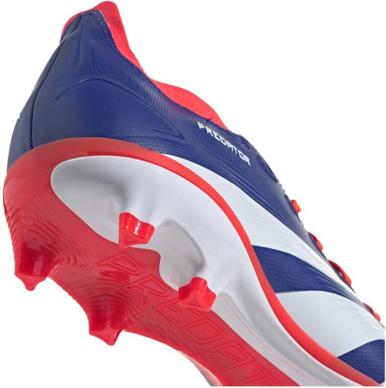 adidas Performance Predator Sr. voetbalschoenen blauw wit rood