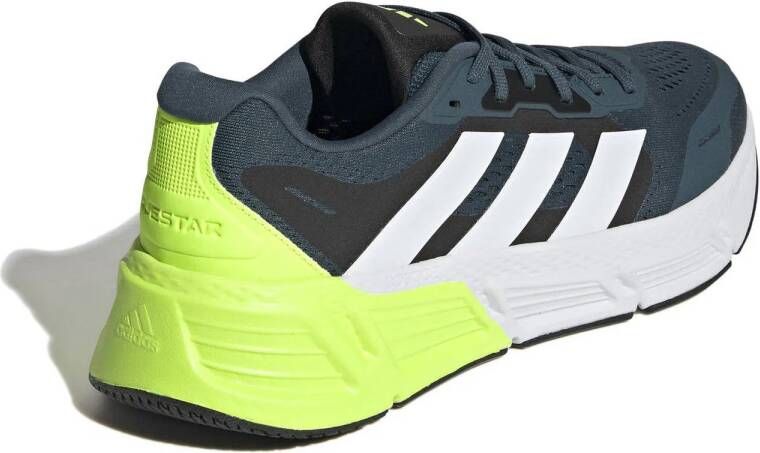 adidas Performance Questar 2 Bounce hardloopschoenen petrol geel