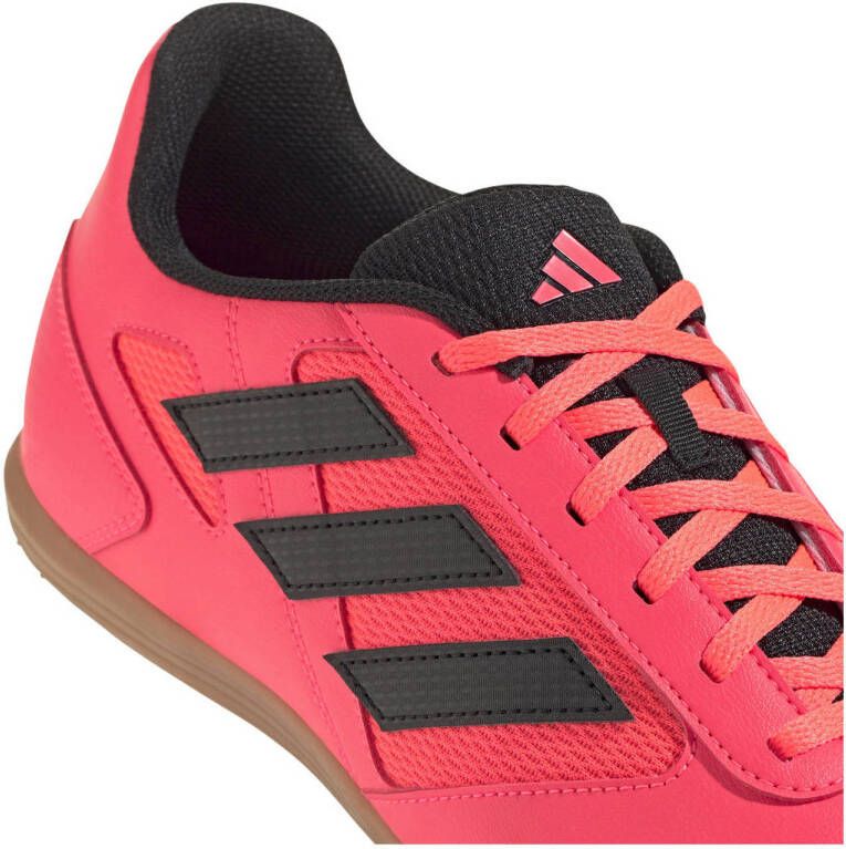 adidas Performance Super Sala senior zaalvoetbalschoenen koraalrood zwart