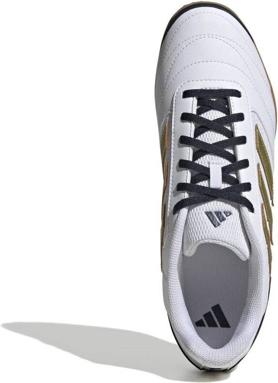 adidas Performance Super Sala senior zaalvoetbalschoenen wit goud metallic blauw