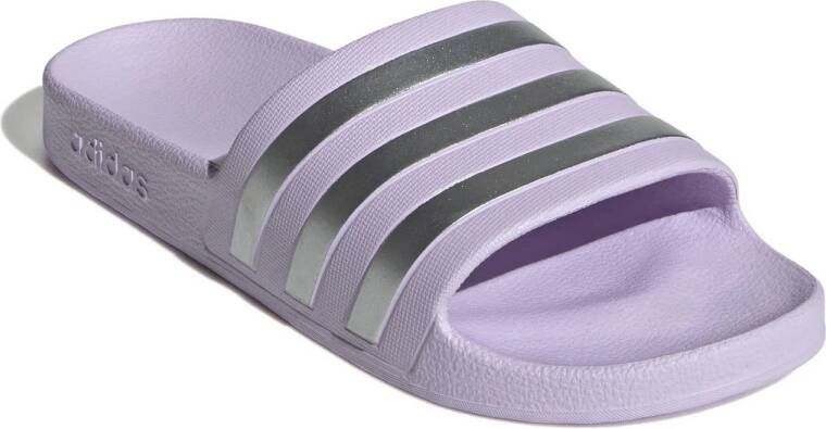 adidas Sportswear Adilette badslippers lila zilver