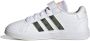 Adidas Sportswear Grand Court 2.0 EL sneakers wit kaki oranje Imitatieleer 36 2 3 - Thumbnail 2