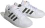 Adidas Sportswear Grand Court 2.0 EL sneakers wit kaki oranje Imitatieleer 36 2 3 - Thumbnail 3