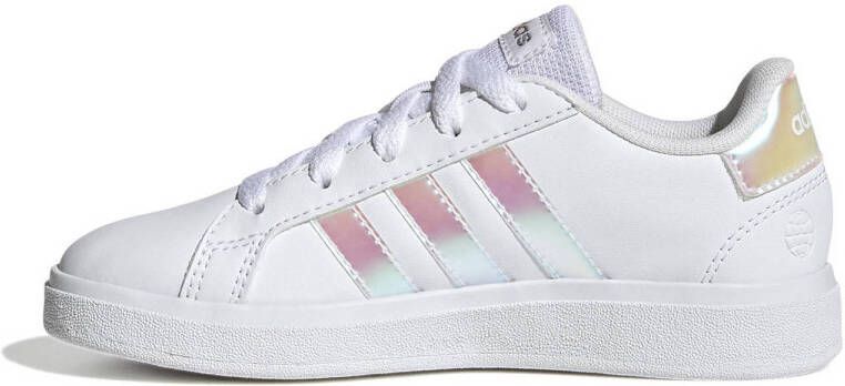 adidas Sportswear Grand Court 2.0 sneakers wit metallic zilver