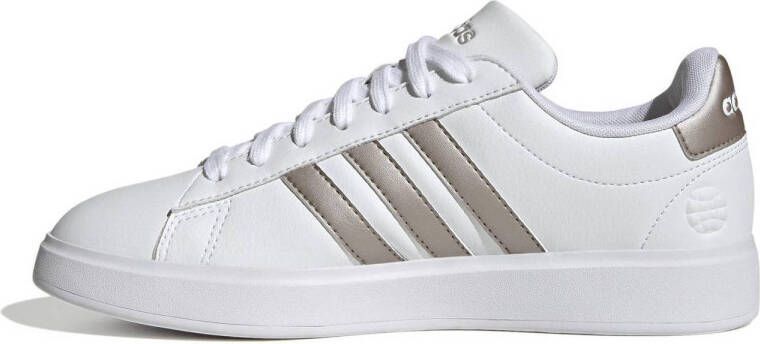 adidas Sportswear Grand Court 2.0 sneakers wit platina metallic