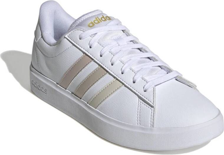 adidas Sportswear Grand Court 2.0 sneakers wit metallic beige