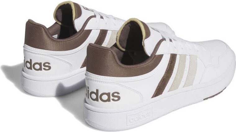 adidas Sportswear Hoops 3.0 sneakers wit bruin