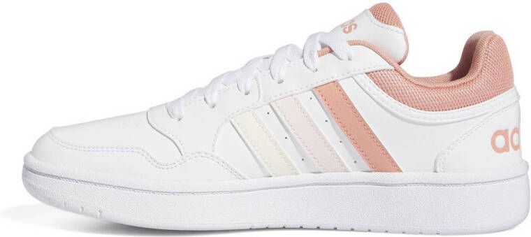 Adidas Sportswear Hoops 3.0 sneakers wit oudroze