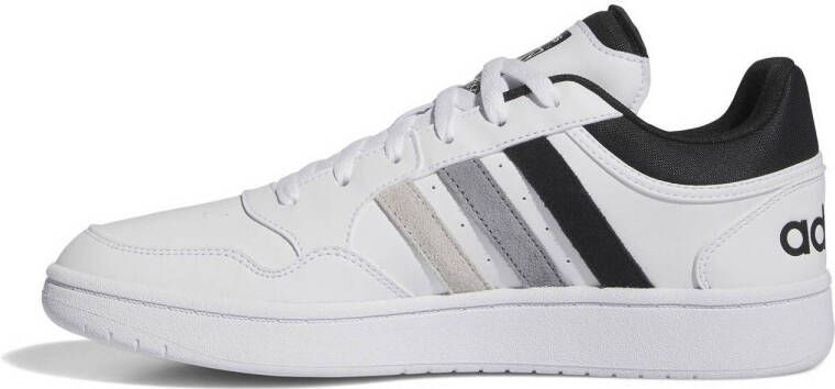 adidas Sportswear Hoops 3.0 sneakers wit zwart grijs