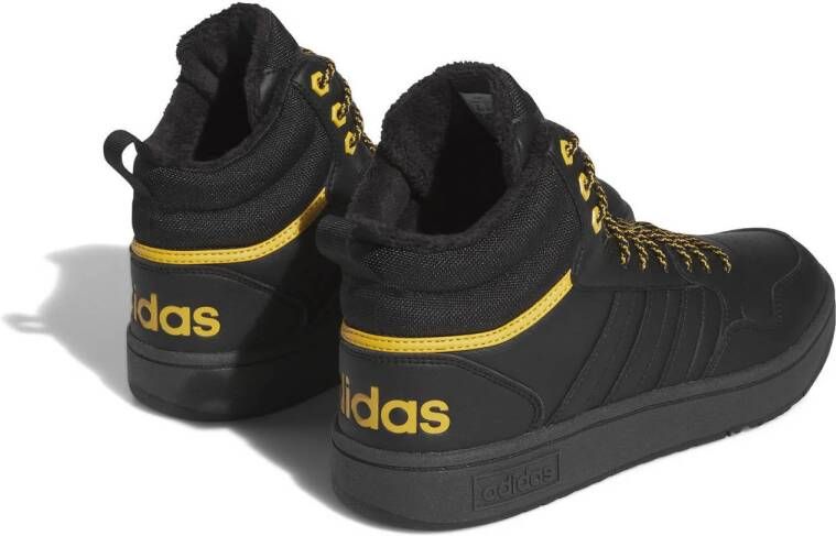 adidas Sportswear Hoops Mid 3.0 sneakers zwart geel