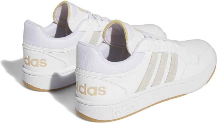 adidas Originals Hoops sneakers wit beige