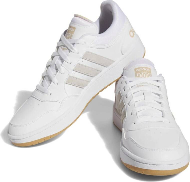 adidas Originals Hoops sneakers wit beige