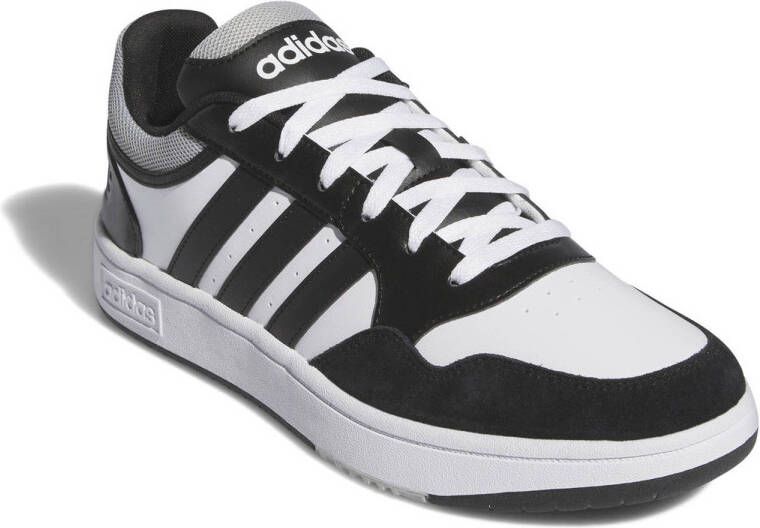 adidas Sportswear Hoops 3.0 sneakers wit zwart grijs