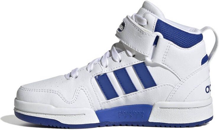 adidas Sportswear Postmove Mid sneakers wit kobaltblauw