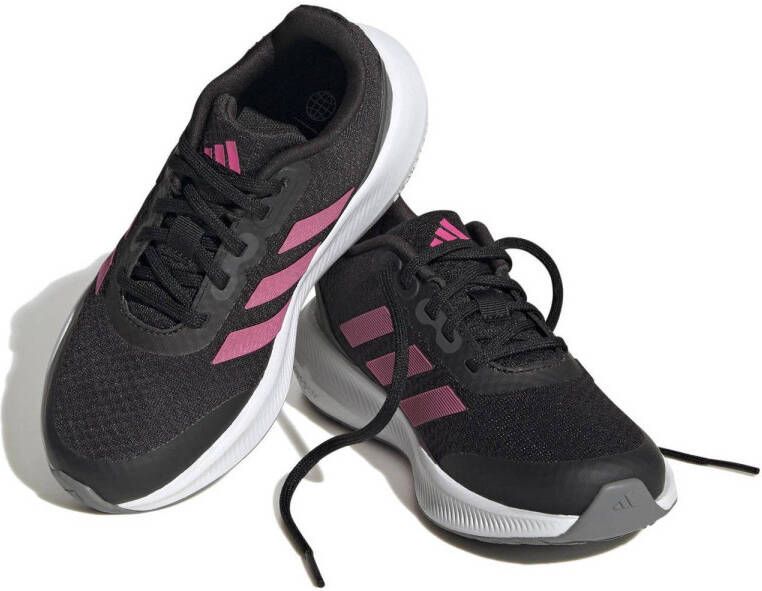 adidas Sportswear Runfalcon 3.0 sneakers zwart roze grijs