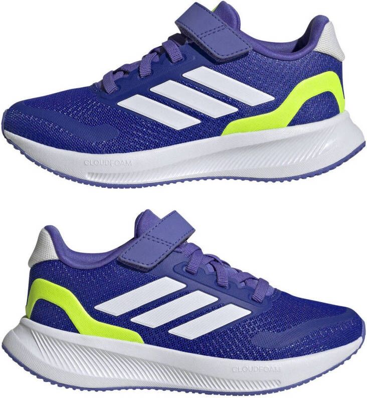 adidas Sportswear Runfalcon 5 sneakers kobaltblauw wit geel