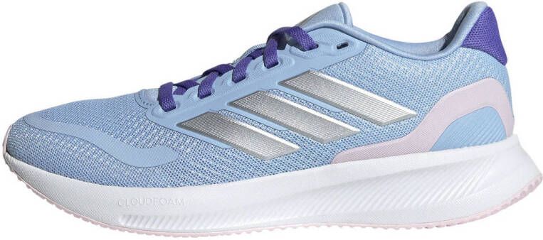 adidas Sportswear Runfalcon 5 sneakers lichtblauw zilver metallic