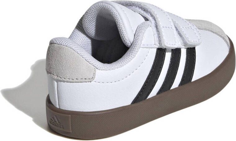 adidas Sportswear VL Court 3.0 sneakers wit zwart beige