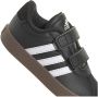 Adidas Sportswear VL Court 3.0 sneakers zwart wit Suede 19 - Thumbnail 4