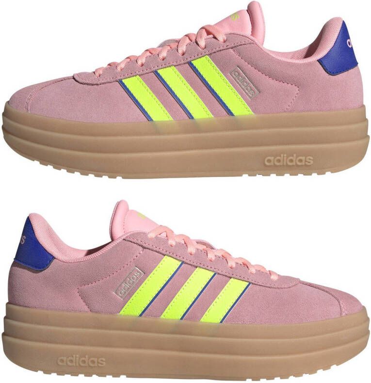 adidas Sportswear VL Court Bold sneakers oudroze geel paars