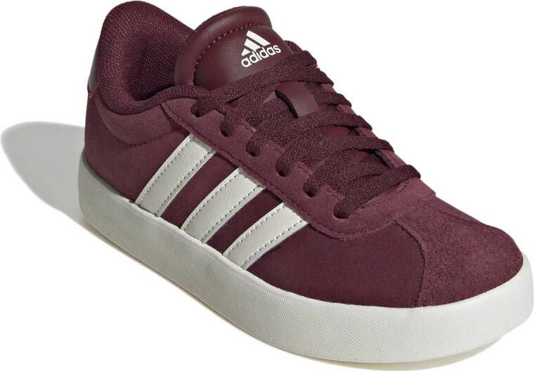 adidas Sportswear VL Court 3.0 sneakers donkerrood wit