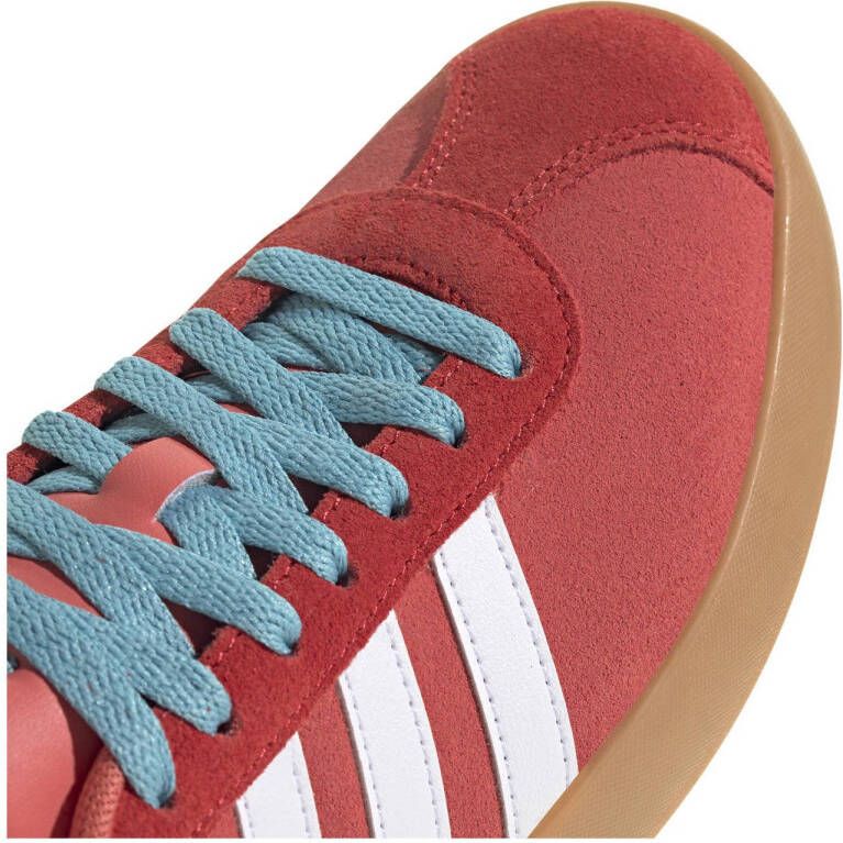 adidas Sportswear VL Court sneakers oranjerood lichtblauw wit