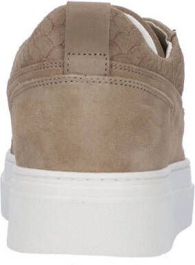 Antony Morato Flint animal suède sneakers beige