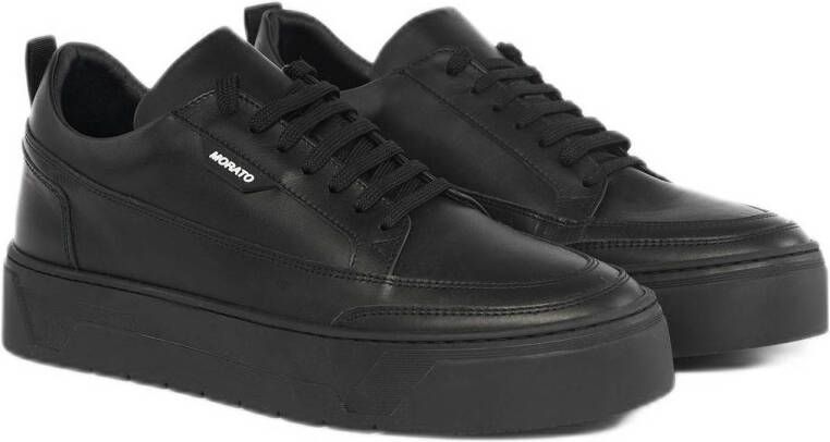 Antony Morato Flint leren sneakers zwart