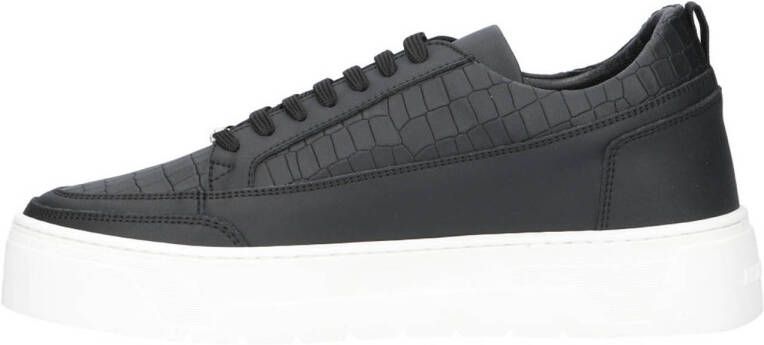 Antony Morato Flint leren sneakers zwart