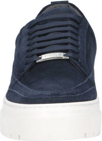 Antony Morato Flint suède sneakers donkerblauw