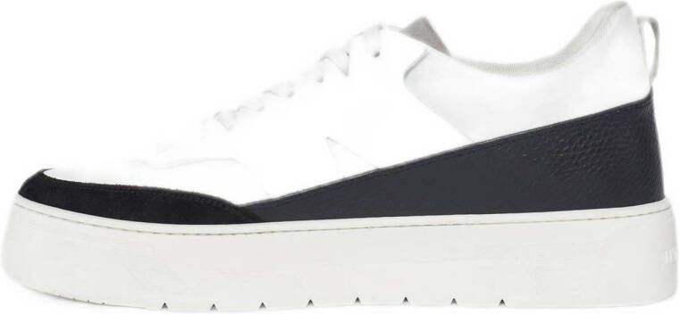 Antony Morato leren sneakers wit zwart