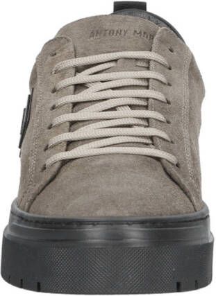 Antony Morato suède sneakers taupe